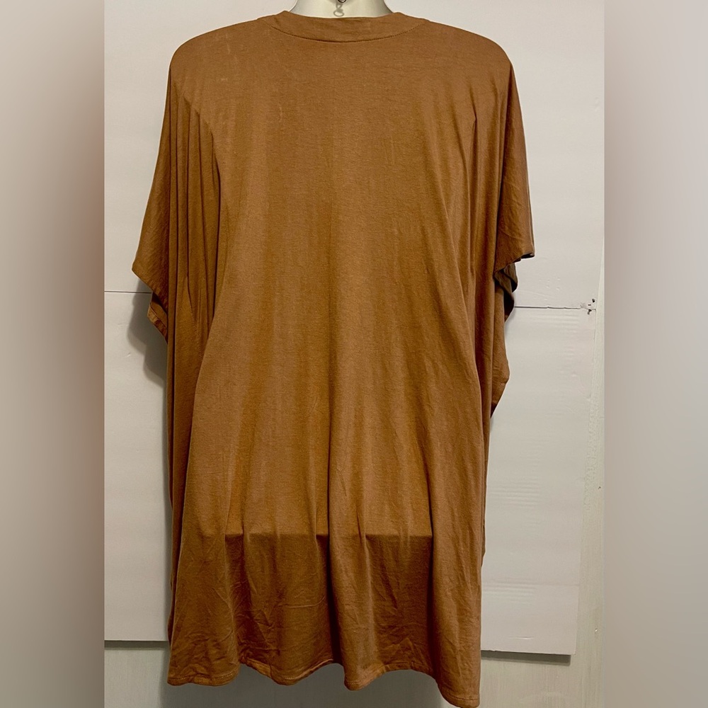 Boston Proper Tan Embroidered Tunic - Picture 4 of 6